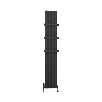 Kelmscott 1800 x 275 Aluminium Radiator Matt Anthracite