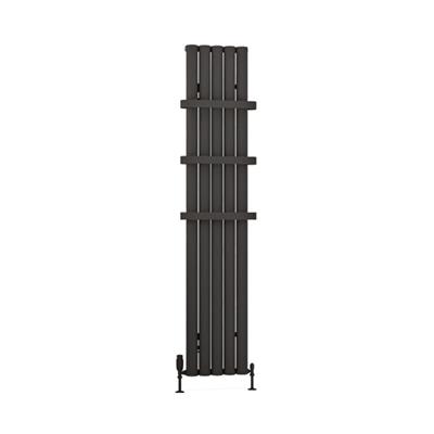 Kelmscott 1800 x 345 Aluminium Radiator Matt Anthracite