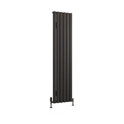 Kelmscott 1800 x 415 Aluminium Radiator Matt Anthracite