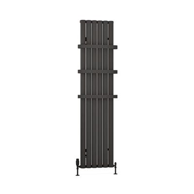 Kelmscott 1800 x 415 Aluminium Radiator Matt Anthracite