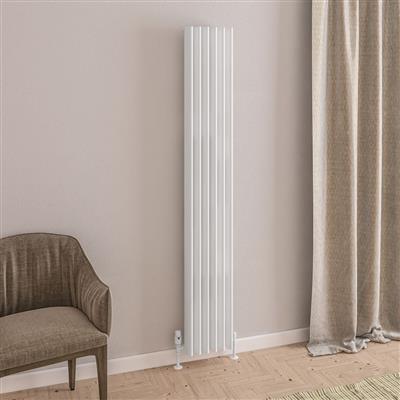 Witney 1800 x 280 Aluminium Radiator Matt White