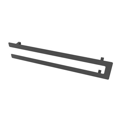 Universal Double Flat Style Towel Hanger 850mm Matt Anthracite