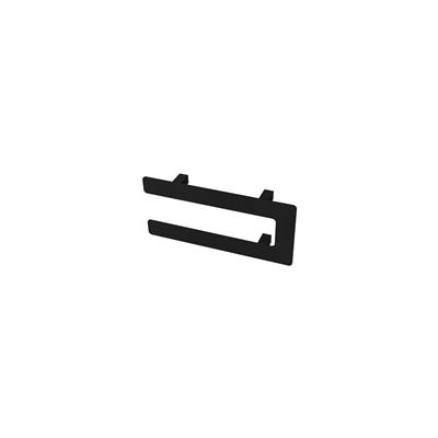 Universal Double Flat Style Towel Hanger 375mm Matt Black