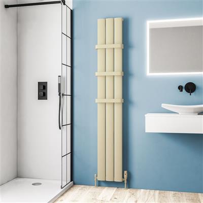 Malmesbury 1800 x 280 Aluminium Radiator Matt Cappuccino