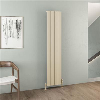 Malmesbury 1800 x 375 Aluminium Radiator Matt Cappuccino