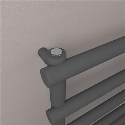 Marlow 850 x 500 Towel Rail Matt Anthracite