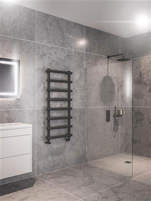 Marlow 1150 x 500 Towel Rail Matt Anthracite