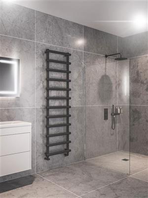 Marlow 1750 x 500 Towel Rail Matt Anthracite