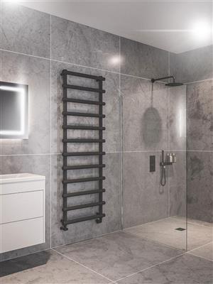 Marlow 1750 x 600 Towel Rail Matt Anthracite