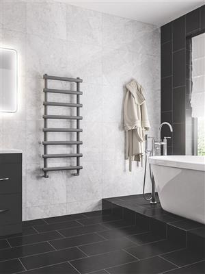 Marlow 1150 x 500 Towel Rail Matt Grey