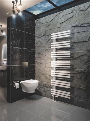 Hurley 1800 x 600 Towel Rail Matt White 