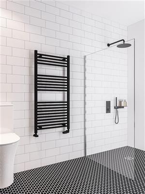 Wingrave 1200 x 600 Straight Multirail Matt Black