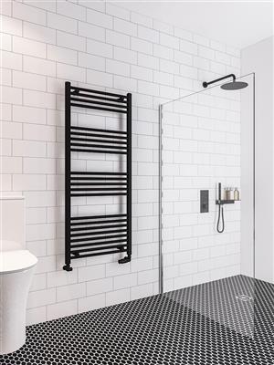 Wingrave 1400 x 600 Straight Multirail Matt Black