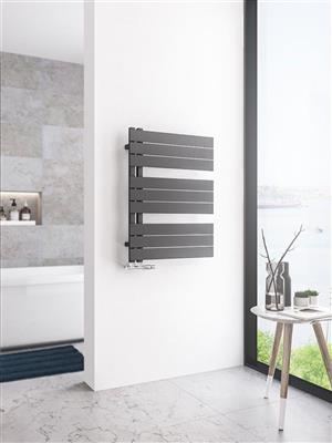 Helmsley 800 x 600 Towel Rail Matt Anthracite