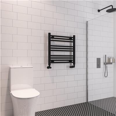 Wingrave 600 x 600 Straight Multirail Matt Black