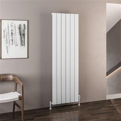 Malmesbury 1800 x 565 Aluminium Radiator Matt White