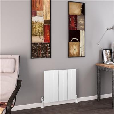 Charlton 600 x 660 Aluminium Radiator Matt White