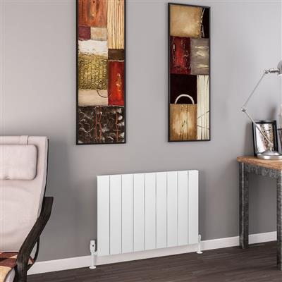 Charlton 600 x 850 Aluminium Radiator Matt White