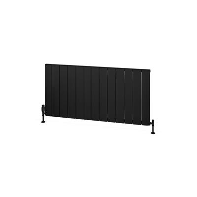 Withington 600 x 1230 Aluminium Radiator Matt Black