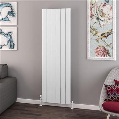 Withington 1800 x 565 Aluminium Radiator Matt White