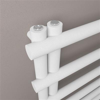 Marlow E-Style 1150 x 600 Towel Rail Matt White