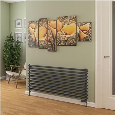 Murano 600 x 1400 Radiator Matt Anthracite