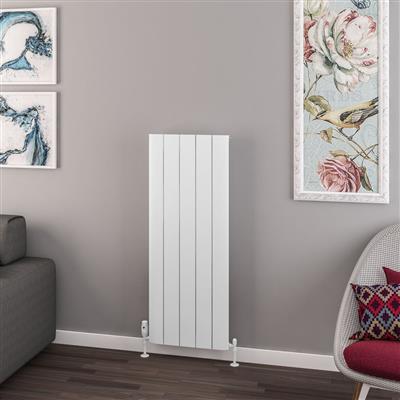 Withington 1200 x 470 Aluminium Radiator Matt White