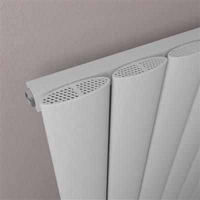 Malmesbury 1200 x 280 Aluminium Radiator Matt Grey