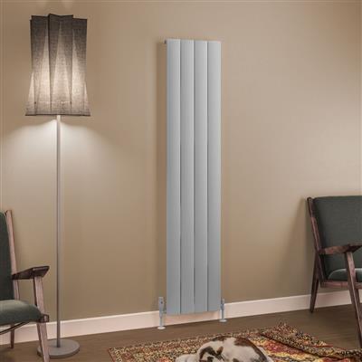 Tordino 1800 x 375 Aluminium Radiator Matt Grey