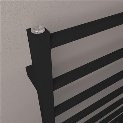 Tuscan Square Towel Rail 800 x 500 Matt Black