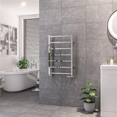 Tuscan Square Towel Rail 800 x 500 Chrome