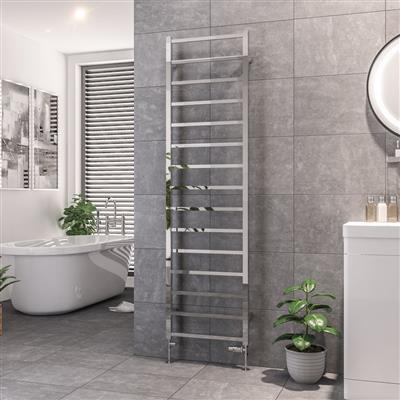 Tuscan Square Towel Rail 1800 x 500 Chrome