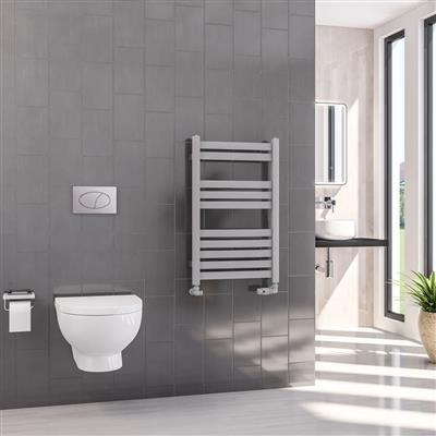 Defford 800 x 500mm Towel Rail Matt Grey