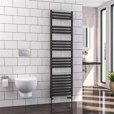 Defford 1800 x 500mm Towel Rail Matt Anthracite