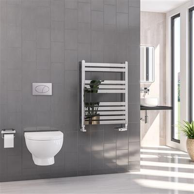 Defford 800 x 600mm Towel Rail Chrome