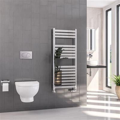 Defford 1200 x 500mm Towel Rail Chrome