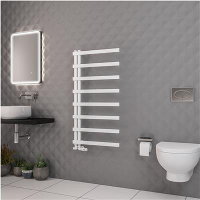 Platani 1150 x 600mm Towel Rail Matt White