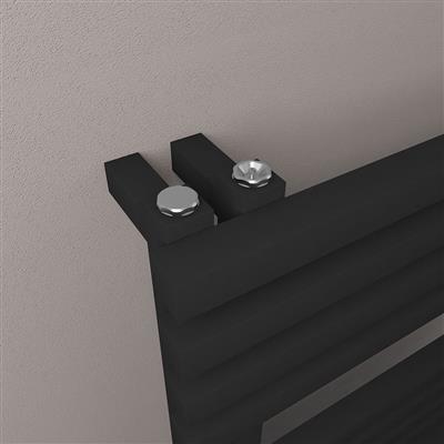 Reinbach 1200 x 500mm Towel Rail Matt Black