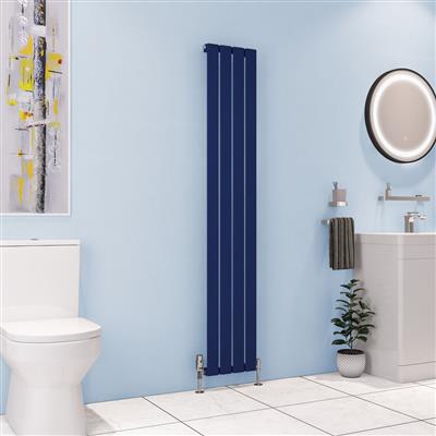 Deddington 1800 x 310 Radiator Matt Cobalt Blue