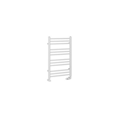 Corinium Round 800 x 500 Towel Rail Gloss White