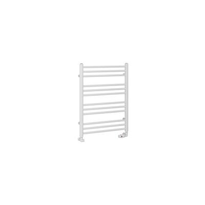 Corinium Round 800 x 600 Towel Rail Gloss White