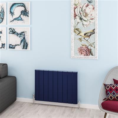 Withington 600 x 850 Aluminium Radiator Matt Cobalt Blue