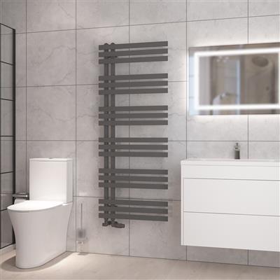 Hurley 1500 x 600 Towel Rail Matt Anthracite