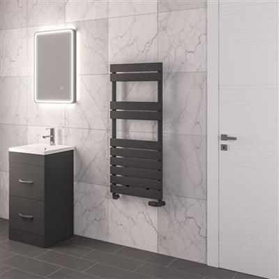 Addington 1110 x 500 Towel Rail Type10 Matt Anthracite