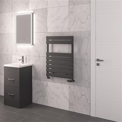 Addington 790 x 600 Towel Rail Type10 Matt Anthracite