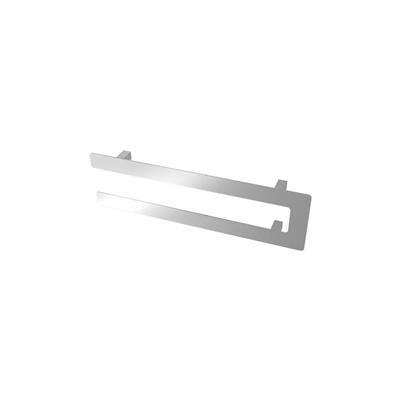 Universal Double Flat Style Towel Hanger 565mm Chrome