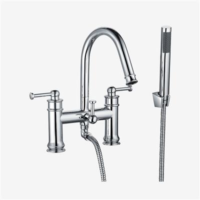 Newlyn Bath Shower Mixer (BSM) Tap with Handset Chrome