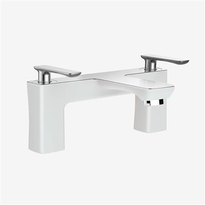 Helston Bath Filler Tap Gloss White