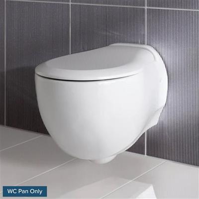 Novara Wall Hung WC Pan - White