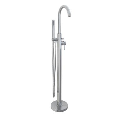 Meriden Floor Standing Single Level Bath Shower Mixer (BSM) Tap - Chrome